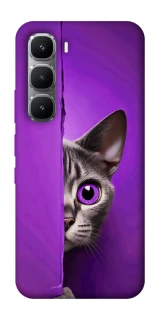 Чехол на Infinix Hot 60 Pro Кот-подглядыватель фото 1 Чехол на Infinix Hot 60 Pro Кот-подглядыватель фото 1 из 1