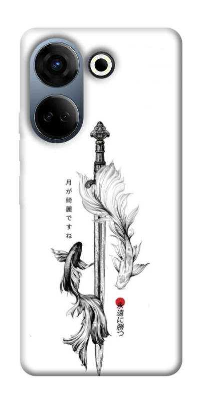 Чехол на TECNO Camon 20 Pro (CK7n) Tattoo ver.6 фото 1 из 1