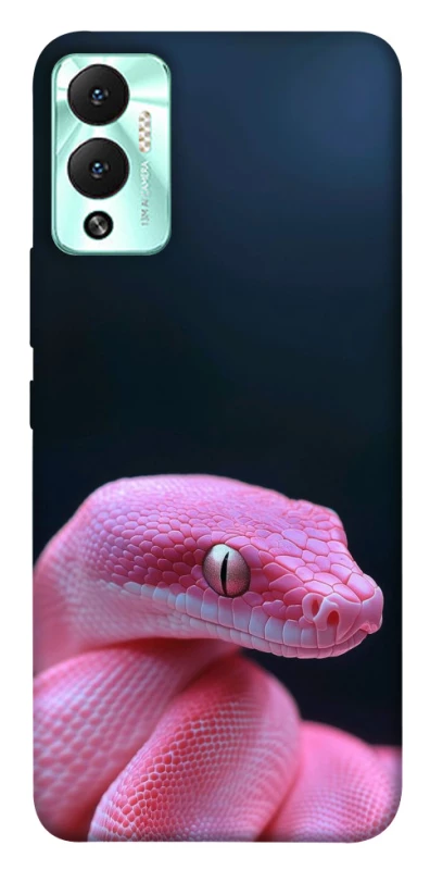Чехол на Infinix Hot 12 Play Розовая Змея фото 1 из 1