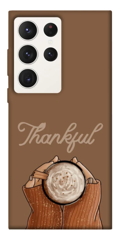 Чохол на Samsung Galaxy S23 Ultra Thankful coffee фото 1 з 1