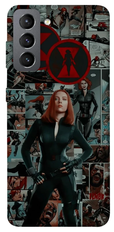 Чохол на Samsung Galaxy S21 FE Black Widow фото 1 з 1