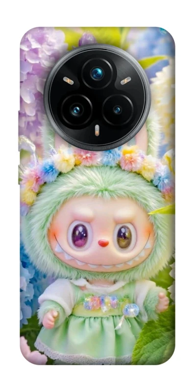 Чохол на Realme 14 Pro Labubu & Flowers ver.2 фото 1 з 1