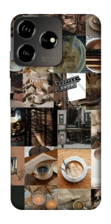 Чохол на ZTE Blade V50 Design 4G Coffee collage ver.3 фото 1 з 1