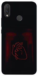 Чехол на Huawei P Smart+ (nova 3i) Красное сердце фото 1 из 1