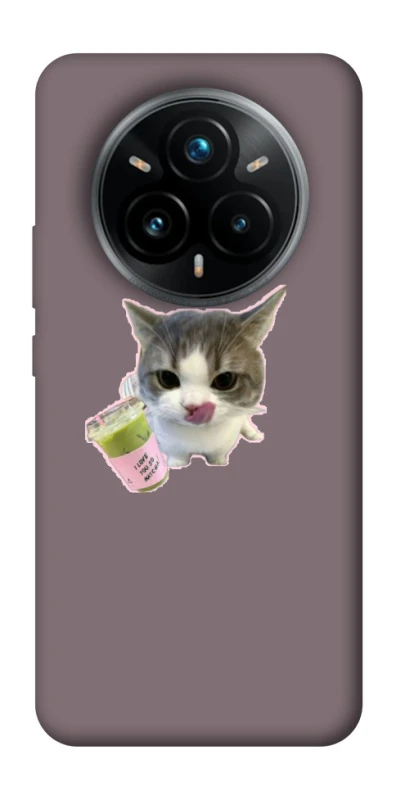 Чохол на Realme 14 Pro+ cat matcha фото 1 з 1