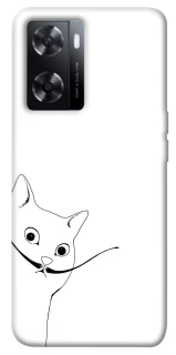 Чохол на Oppo A57s Кіт Дали фото 1 з 1