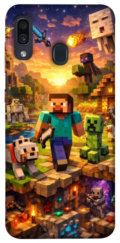 Чохол на Samsung Galaxy A20 / A30 Minecraft v6 фото 1 з 1