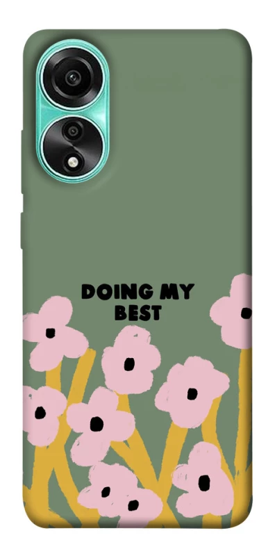 Чохол на Oppo A78 4G Doing my best фото 1 з 1