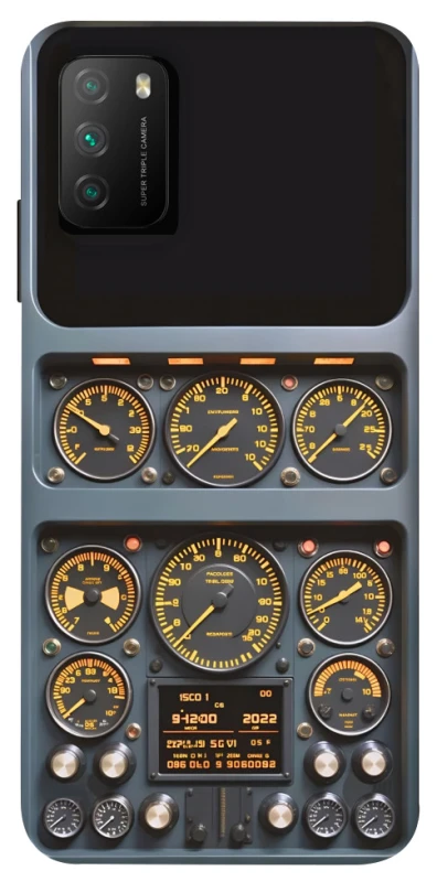 Чехол на Xiaomi Poco M3 Airplane instrument panel фото 1 из 1