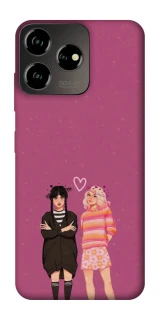 Чехол на ZTE Blade V50 Design 4G Raven & Rainbow Wednesday фото 1 из 1