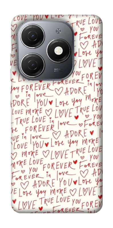 Чохол на TECNO Spark 20 Love aesthetic ver.4 фото 1 з 1