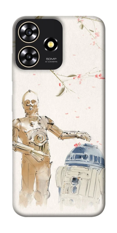 Чохол на ZTE Blade A73 4G Star Wars robots фото 1 з 1