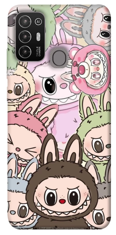 Чохол на ZTE Blade A52 All Labubu 3 фото 1 з 1