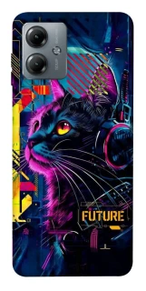 Чохол на Motorola Moto G14 Cyber Cat v2 фото 1 з 1