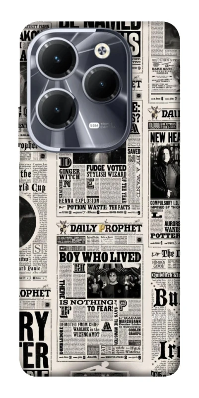 Чохол на Infinix Hot 40 Harry Potter newspaper фото 1 з 1