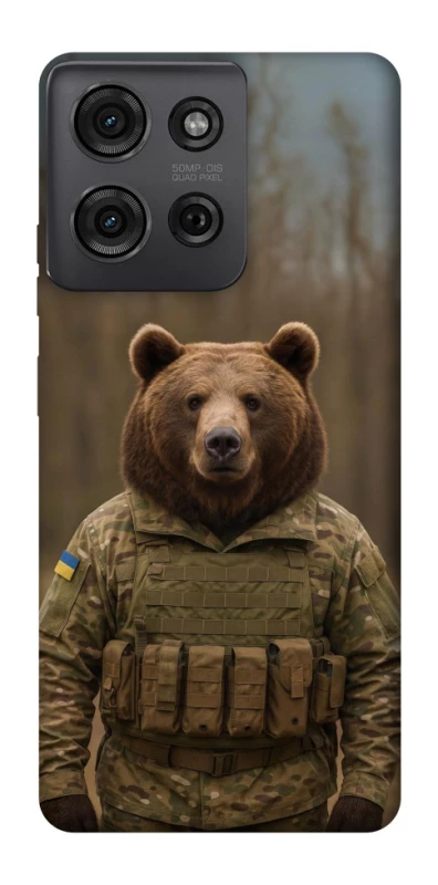 Чохол на Motorola Moto G75 Ведмідь захисник фото 1 з 1