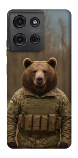 Чехол на Motorola Moto G75 Медведь защитник фото 1 из 1
