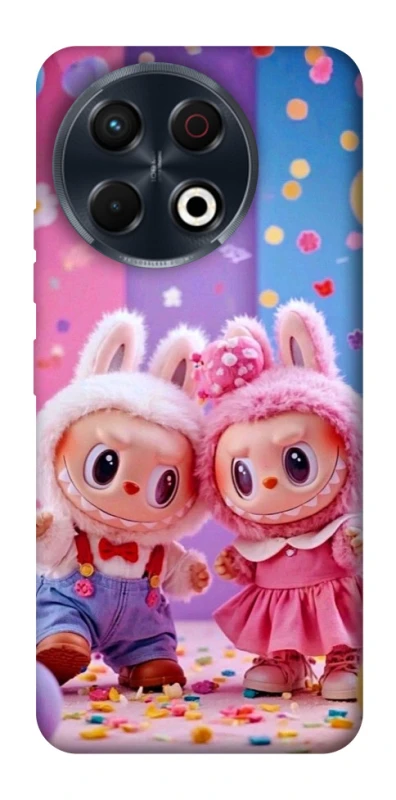 Чохол на TECNO Spark 30 Pro (KL7) Labubu twins ver.3 фото 1 з 1