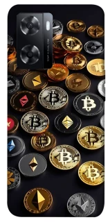 Чехол на Oppo A77s Many coins фото 1 из 1