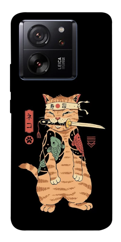 Чехол на Xiaomi 13T Кот-самурай фото 1 из 1