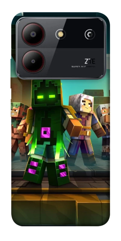 Чохол на ZTE Blade A54 4G Minecraft dungeon фото 1 з 1