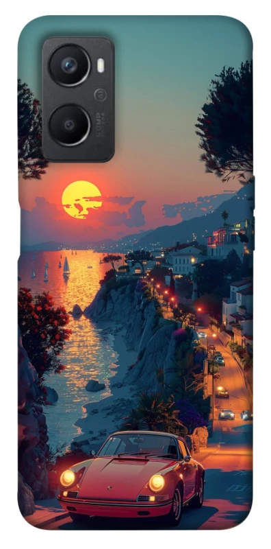 Чехол на Oppo A96 Porsche sunrise фото 1 из 1