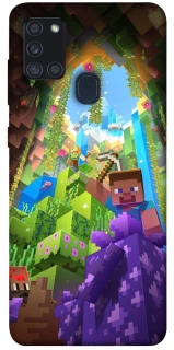 Чехол на Samsung Galaxy A21s Minecraft forever фото 1 из 1