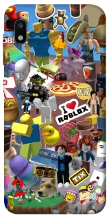 Чехол на Samsung Galaxy A10 (A105F) Roblox collage ver.5 фото 1 из 1
