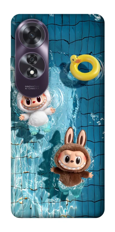 Чохол на Oppo A60 Labubu in the pool фото 1 з 1