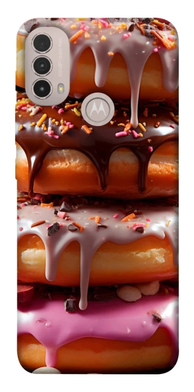 Чохол на Motorola Moto E40 Пончики фото 1 з 1
