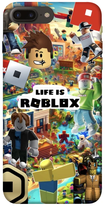 Чохол на Apple iPhone 7 plus / 8 plus Life is Roblox фото 1 з 1