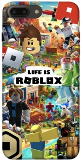 Чохол на Apple iPhone 7 plus / 8 plus Life is Roblox фото 1 з 1