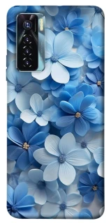 Чохол на TECNO Camon 17 Pro Сині квіти фото 1 з 1