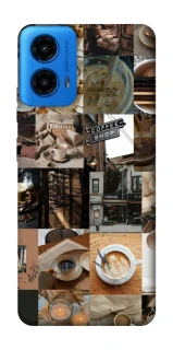 Чохол на Motorola Moto G45 Coffee collage ver.3 фото 1 з 1