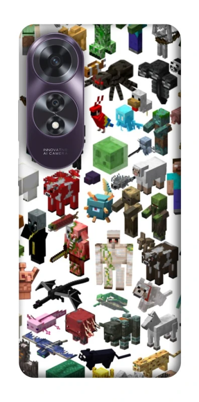 Чохол на Oppo A60 Minecraft v4 фото 1 з 1