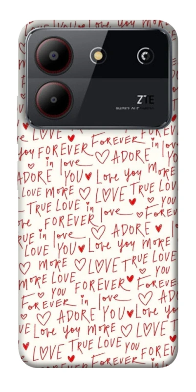 Чохол на ZTE Blade A54 4G Love aesthetic ver.4 фото 1 з 1