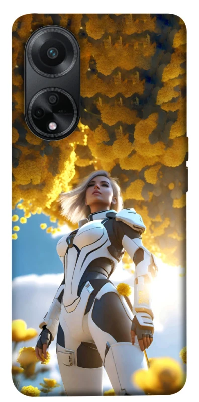 Чохол на Oppo A58 4G Cyber space girl ver.3 фото 1 з 1