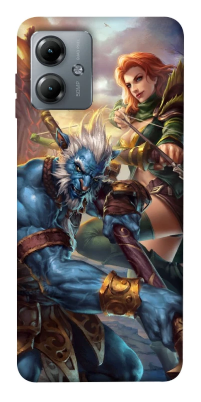 Чохол на Motorola Moto G14 Dota heroes фото 1 з 1