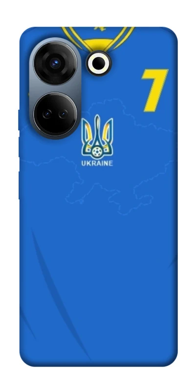 Чехол на TECNO Camon 20 Pro (CK7n) UA-Football ver.4 фото 1 из 1