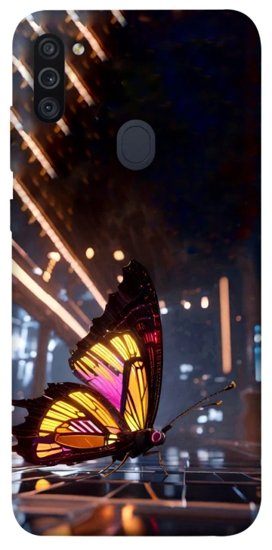 Чохол на Samsung Galaxy M11 Cyber butterfly фото 1 з 1