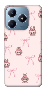 Чохол на Realme C63 Pink bows and Labubus фото 1 з 1