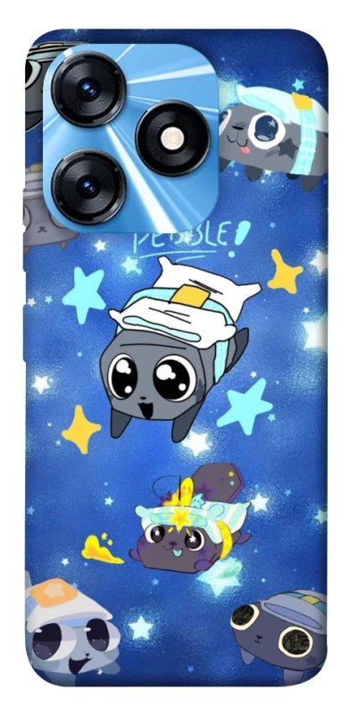 Чехол на TECNO Spark 10 Pebble kitten stars фото 1 из 1
