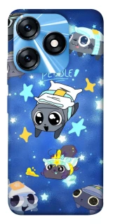 Чехол на TECNO Spark 10 Pebble kitten stars фото 1 из 1