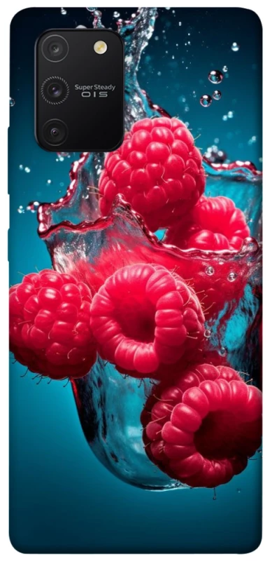 Чохол на Samsung Galaxy S10 Lite Малинка у воді фото 1 з 1