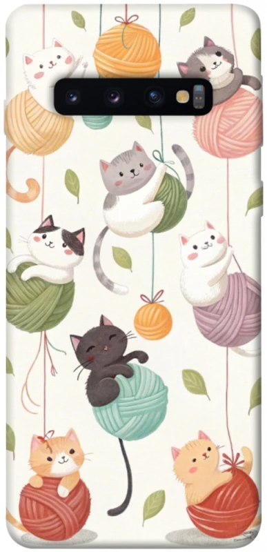 Чохол на Samsung Galaxy S10 Funny Kittens фото 1 з 1