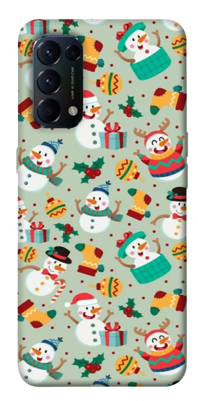 Чохол на Oppo Reno 5 4G Новорічний v2 фото 1 з 1