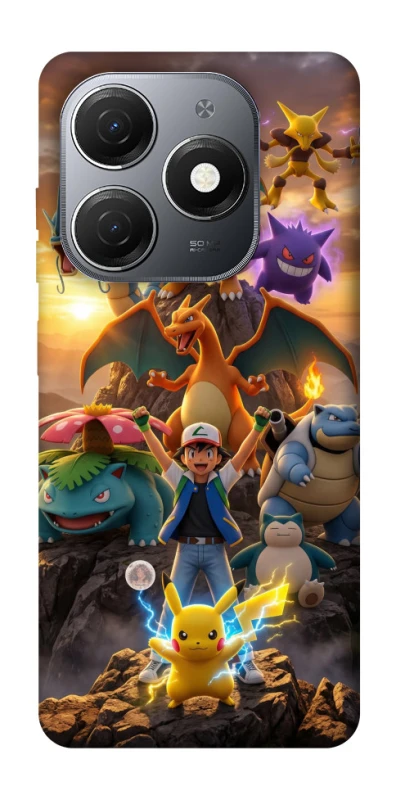 Чехол на TECNO Spark 20 Pokemon фото 1 из 1