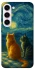 Чохол на Samsung Galaxy S23+ Cats under the stars фото 1 з 1