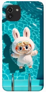 Чехол на Samsung Galaxy A03 Labubu in the pool ver.2 фото 1 из 1