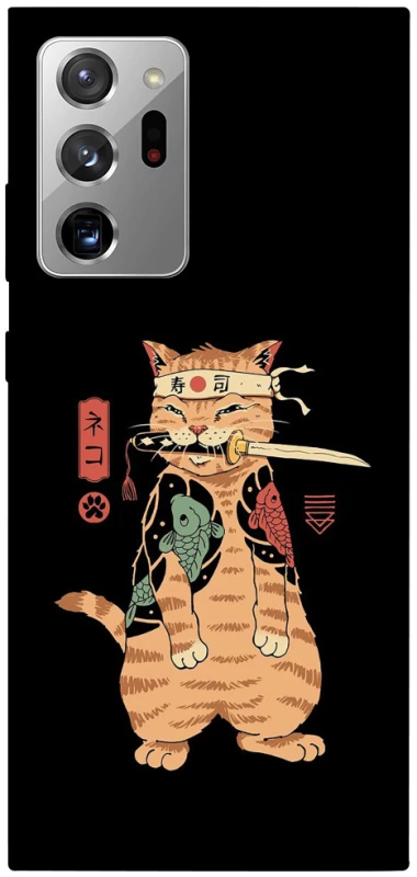 Чохол на Samsung Galaxy Note 20 Ultra Кіт-самурай фото 1 з 1